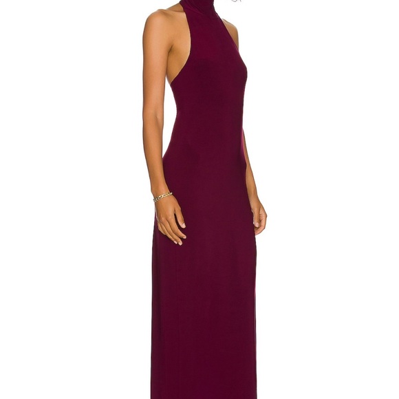 Turtle Halter Side Slit in plum - Picture 3 of 4